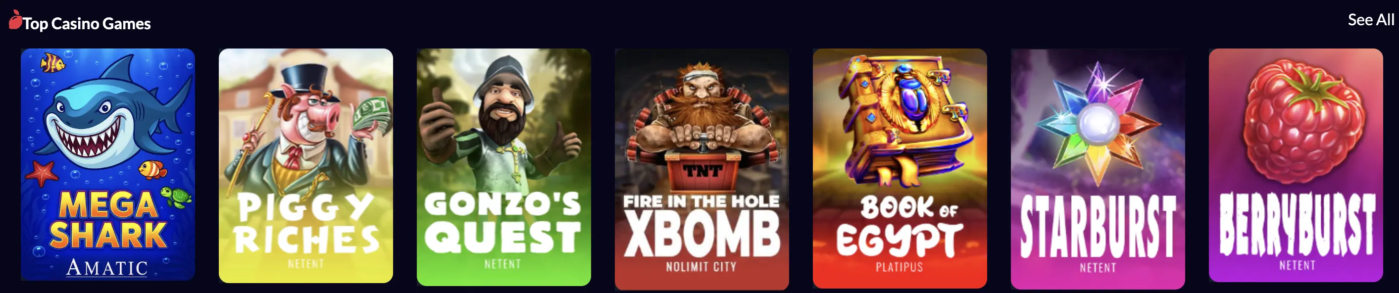 Angliabet game selection